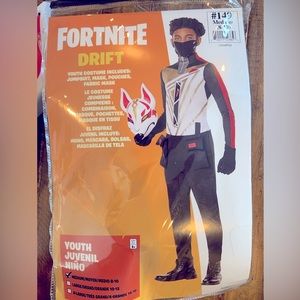 Youth Fortnite Drift Costume- M (8-10)